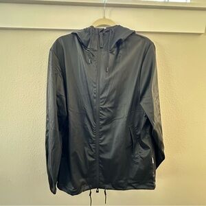 Rains Men's Charcoal Hooded Raincoat NWT